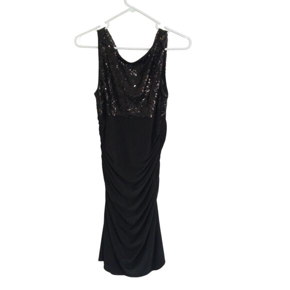 Night Way Collections RN 53048 Black Gown Size 4 - Picture 2 of 8